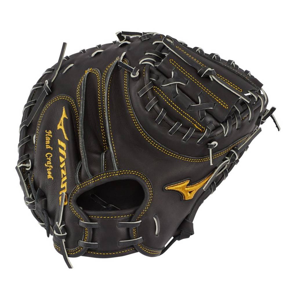 Panske Catchers Mitt Mizuno Pro 33.5" Baseball Čierne Vypredaj PAHW28347